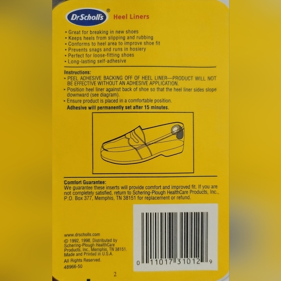 Dr Scholl's heel liners - Picture 2 of 2